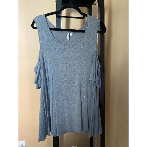 Elle cold shoulder tunic top - Picture 1 of 4